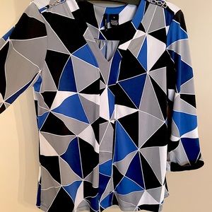 New Directions geometric tunic top